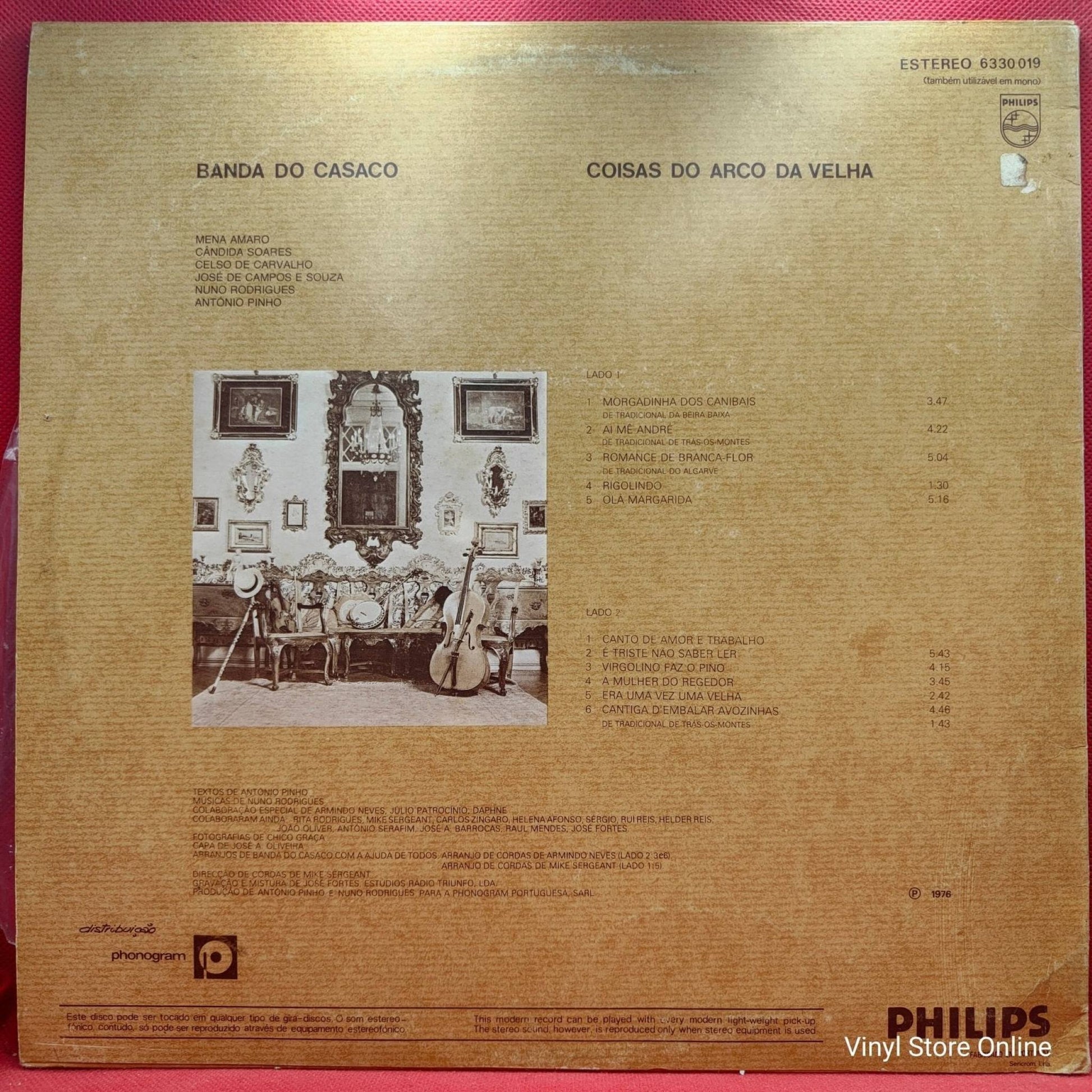 Banda Do Casaco ‎– Coisas Do Arco Da Velha - Vinyl Store Online