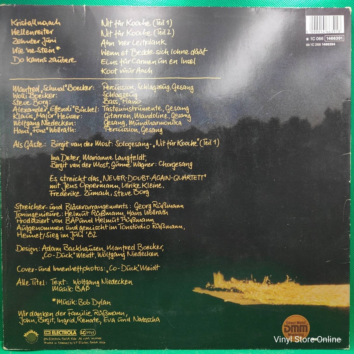 BAP ‎– Vun Drinne Noh Drusse - Vinyl Store Online