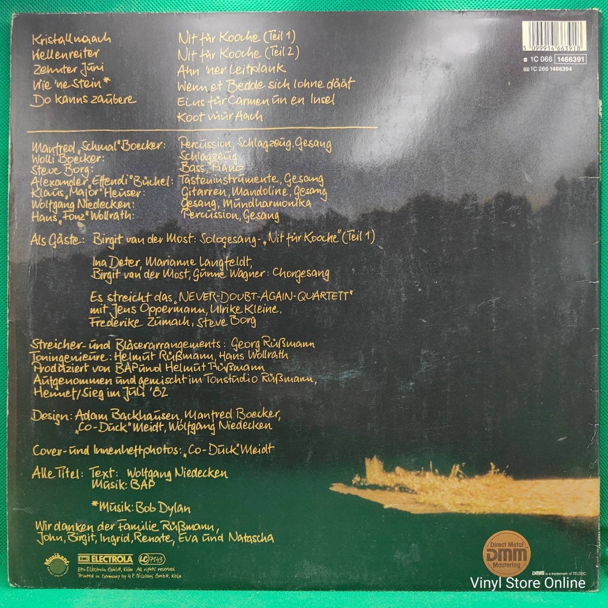 BAP ‎– Vun Drinne Noh Drusse - Vinyl Store Online