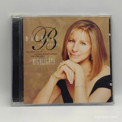 Barbra Streisand ‎– The Concert - Highlights - Vinyl Store Online