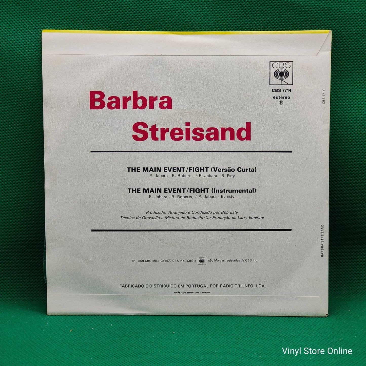 Barbra Streisand ‎– The Main Event - Vinyl Store Online