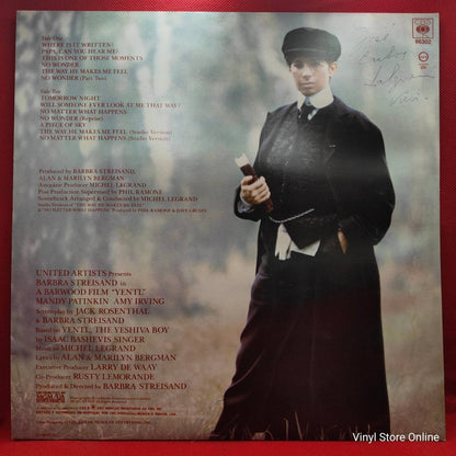 Barbra Streisand ‎– Yentl - Original Motion Picture Soundtrack - Vinyl Store Online