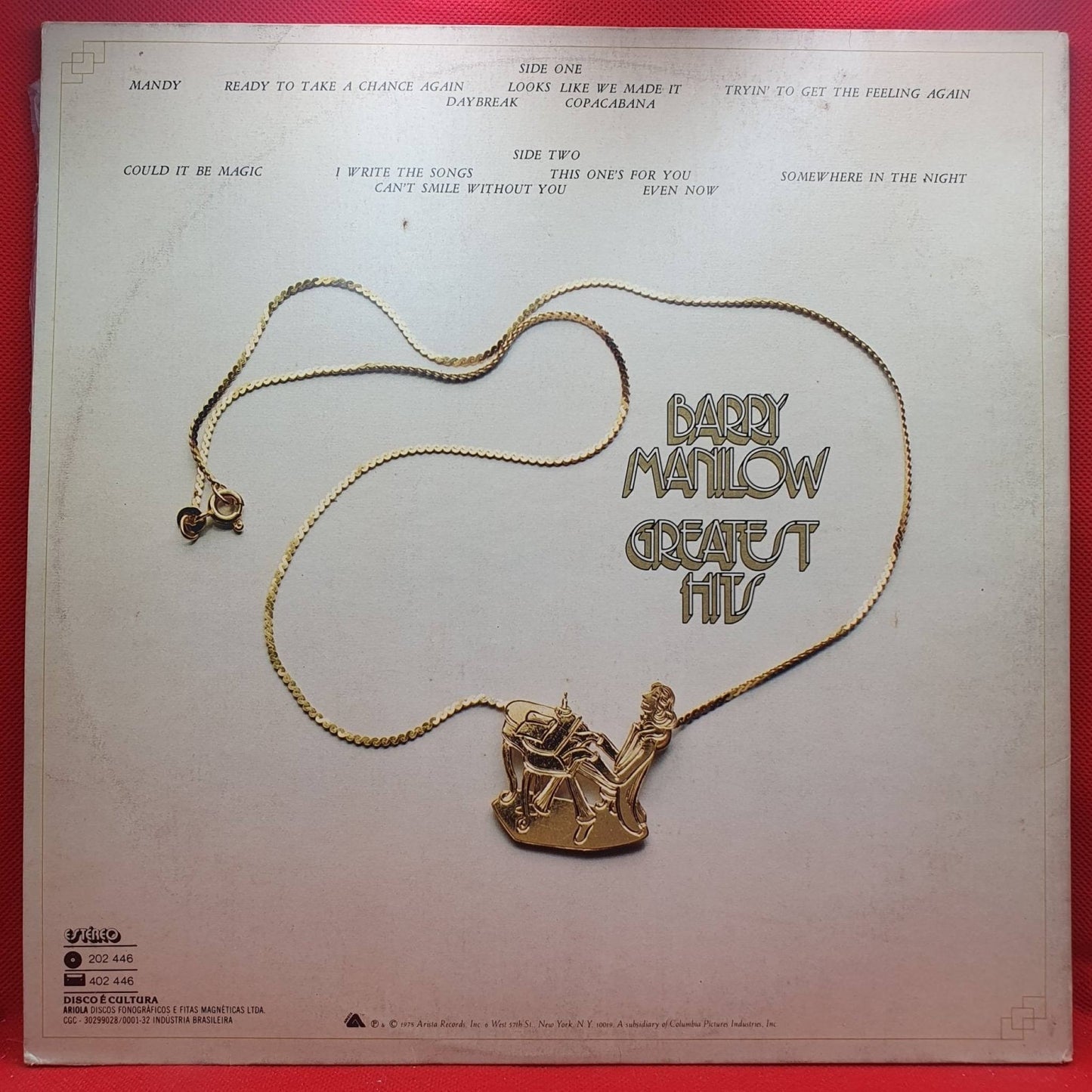 Barry Manilow ‎– Greatest Hits - Vinyl Store Online