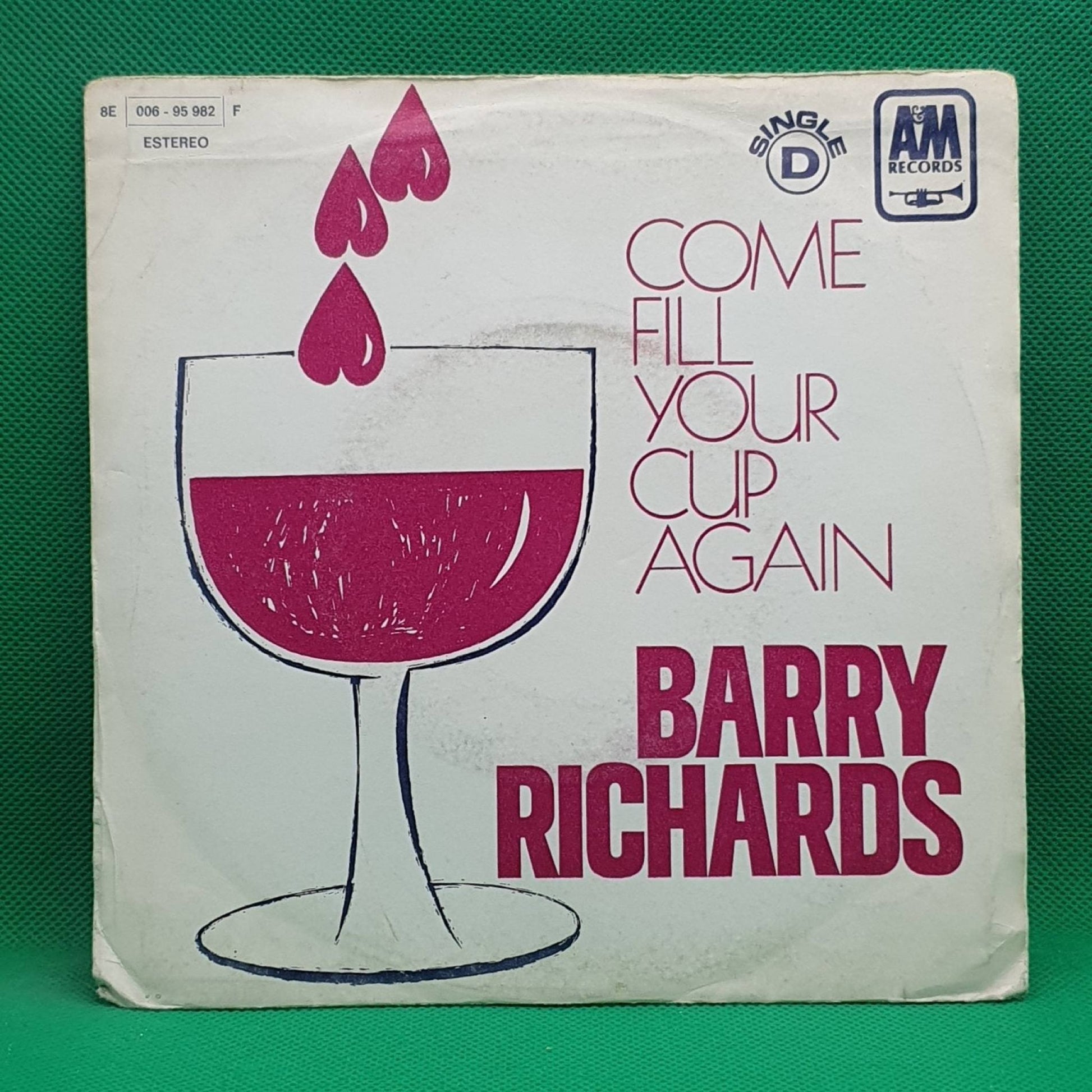 Barry Richards ‎– Come Fill Your Cup Again / Rainbow City - Vinyl Store Online