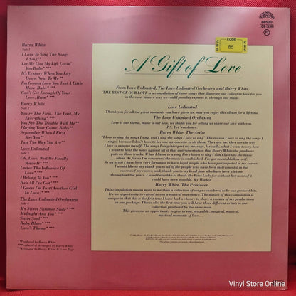 Barry White, Love Unlimited, The Love Unlimited Orchestra ‎– The Best Of Our Love - Vinyl Store Online