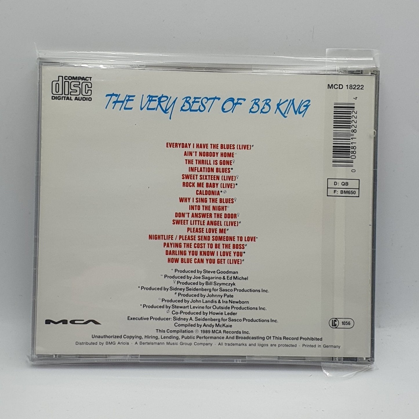 BB King ‎– Ain't Nobody Home! The Very Best Of BB King - Vinyl Store Online