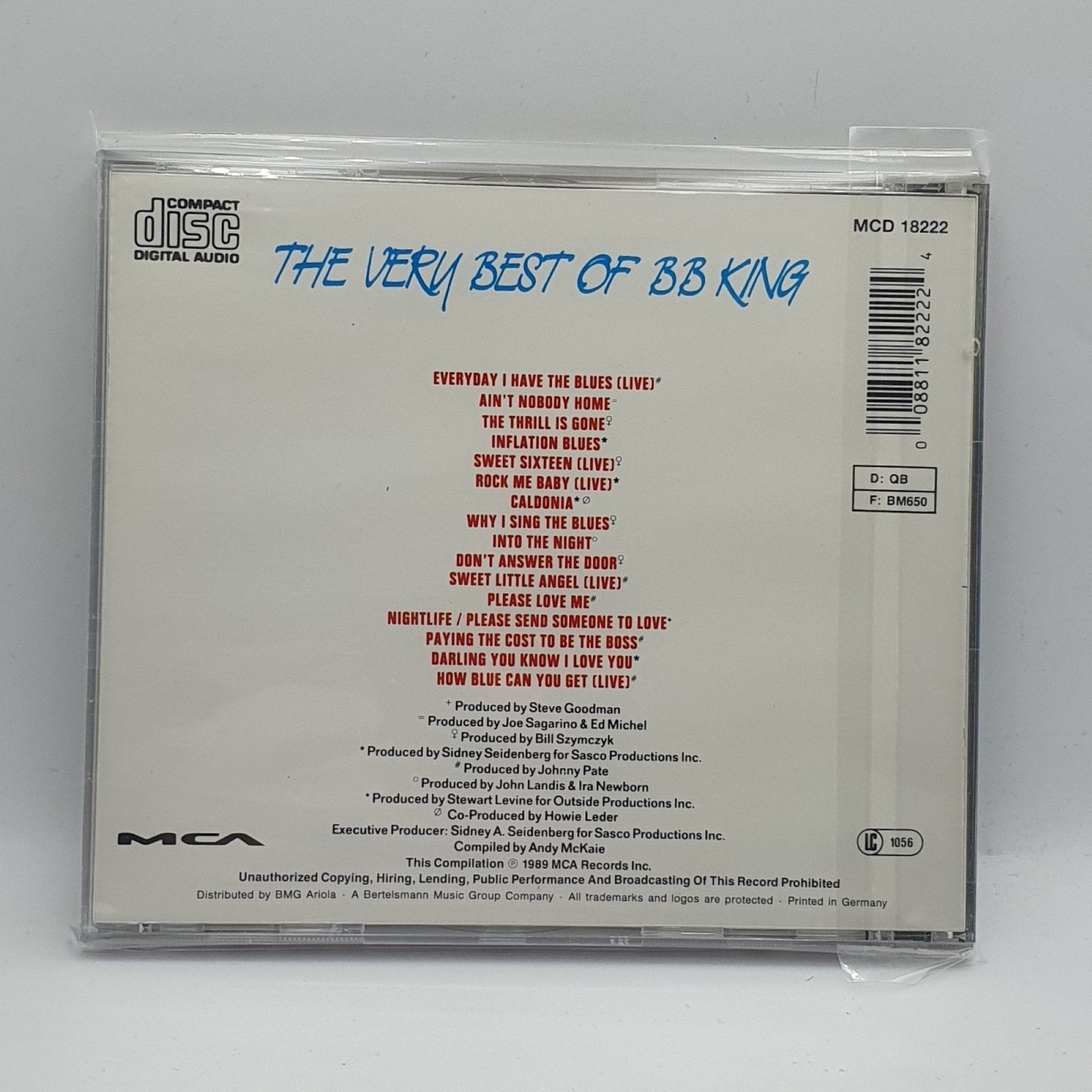 BB King ‎– Ain't Nobody Home! The Very Best Of BB King - Vinyl Store Online