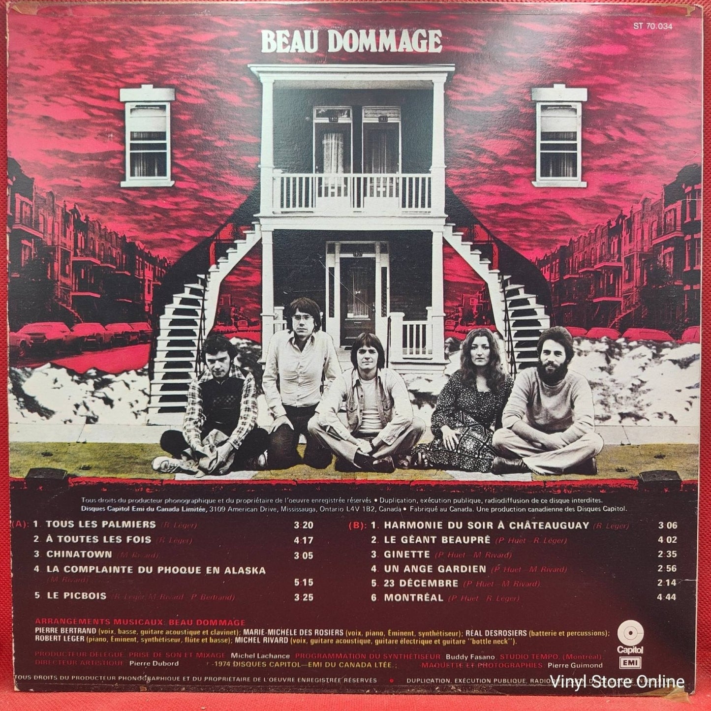 Beau Dommage ‎– Beau Dommage - Vinyl Store Online