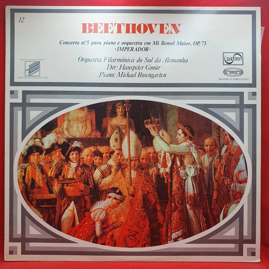 Beethoven, Hanspeter Gmür, Michael Rosengarten ‎– Concerto Nº5 Para Piano E Orquestra Em Mi Bemol Maior, Op.73 «Imperador» - Vinyl Store Online
