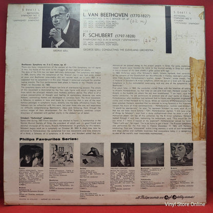 Beethoven, Schubert ‎– Symphony No.5 In C Minor Op.67 / Symphony No. 8 In B Minor - Vinyl Store Online