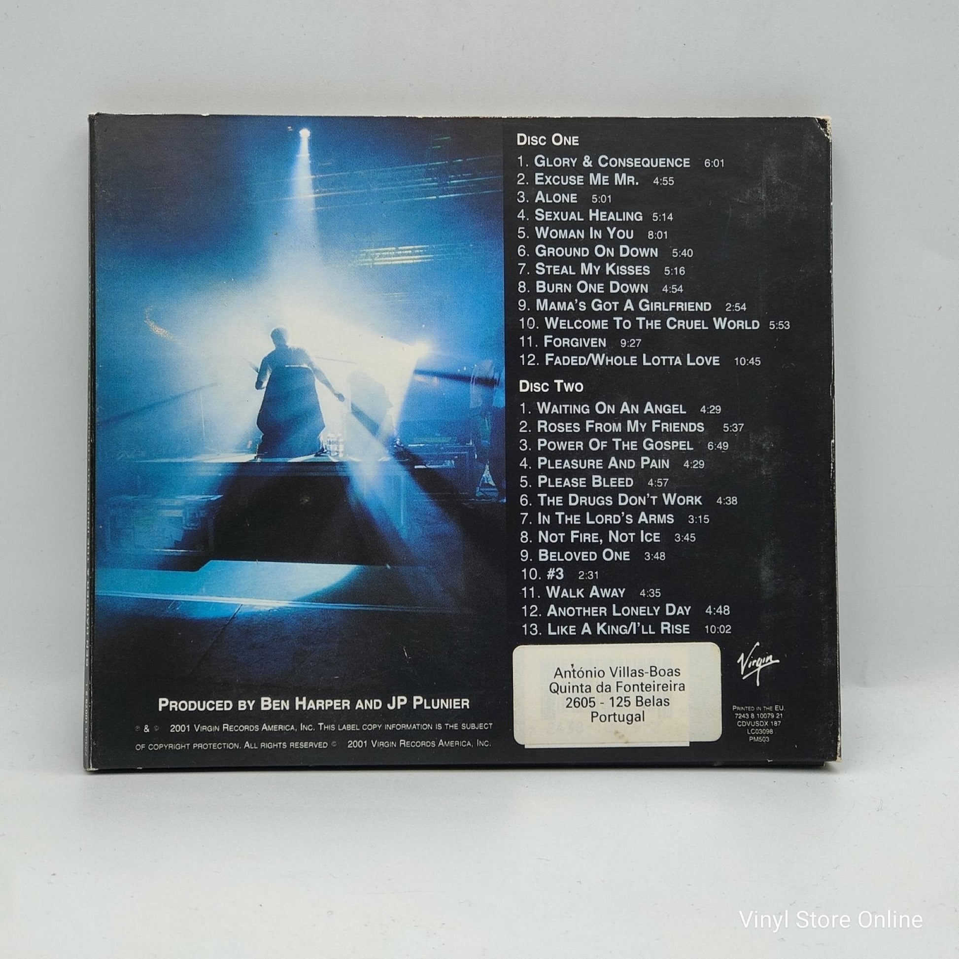 Ben Harper & The Innocent Criminals ‎– Live From Mars - Vinyl Store Online