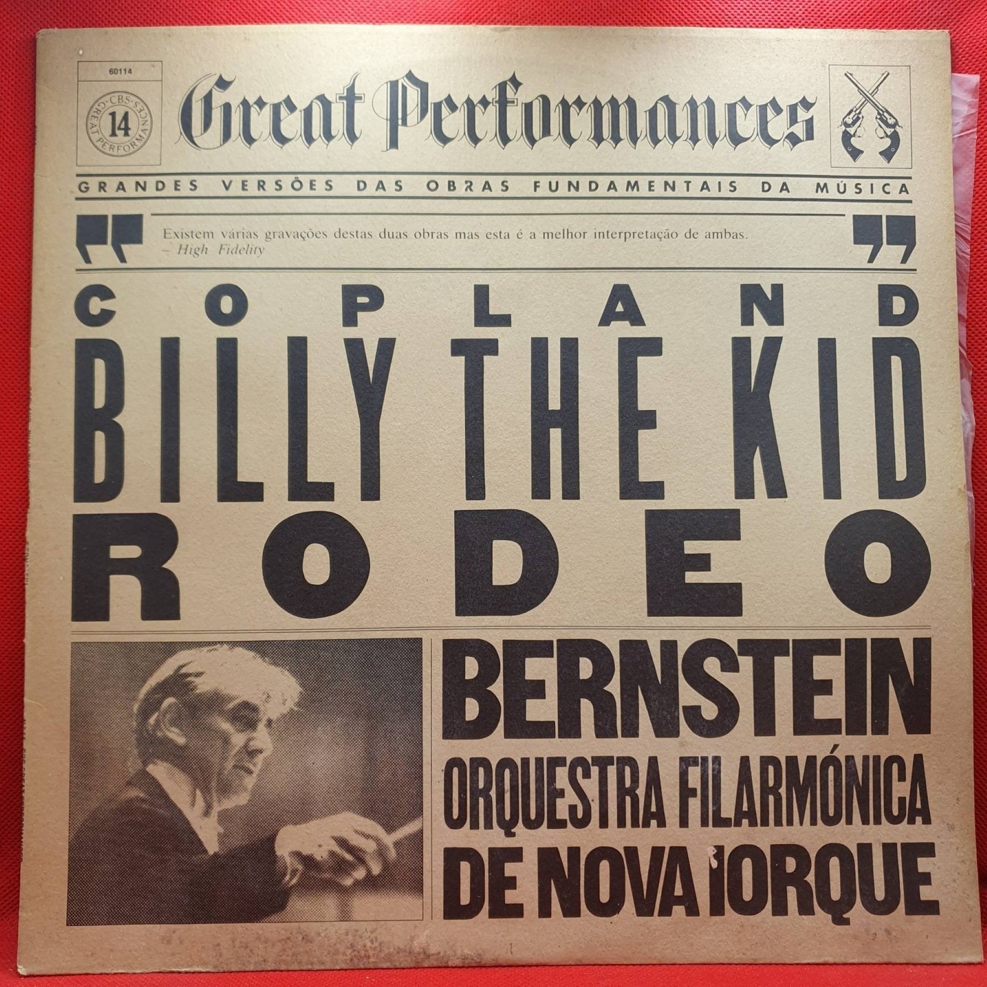 Bernstein, Orquestra Filarmónica De Nova Iorque ‎– Billy The Kid / Rodeo - Vinyl Store Online