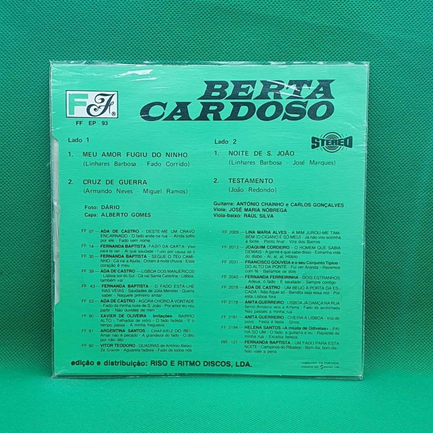 Berta Cardoso ‎– Cruz De Guerra - Vinyl Store Online