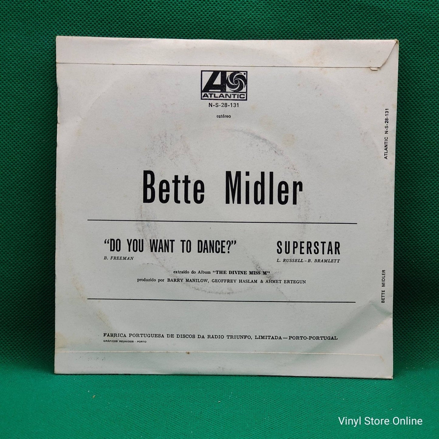 Bette Midler ‎– "Do You Want To Dance?" - Vinyl Store Online