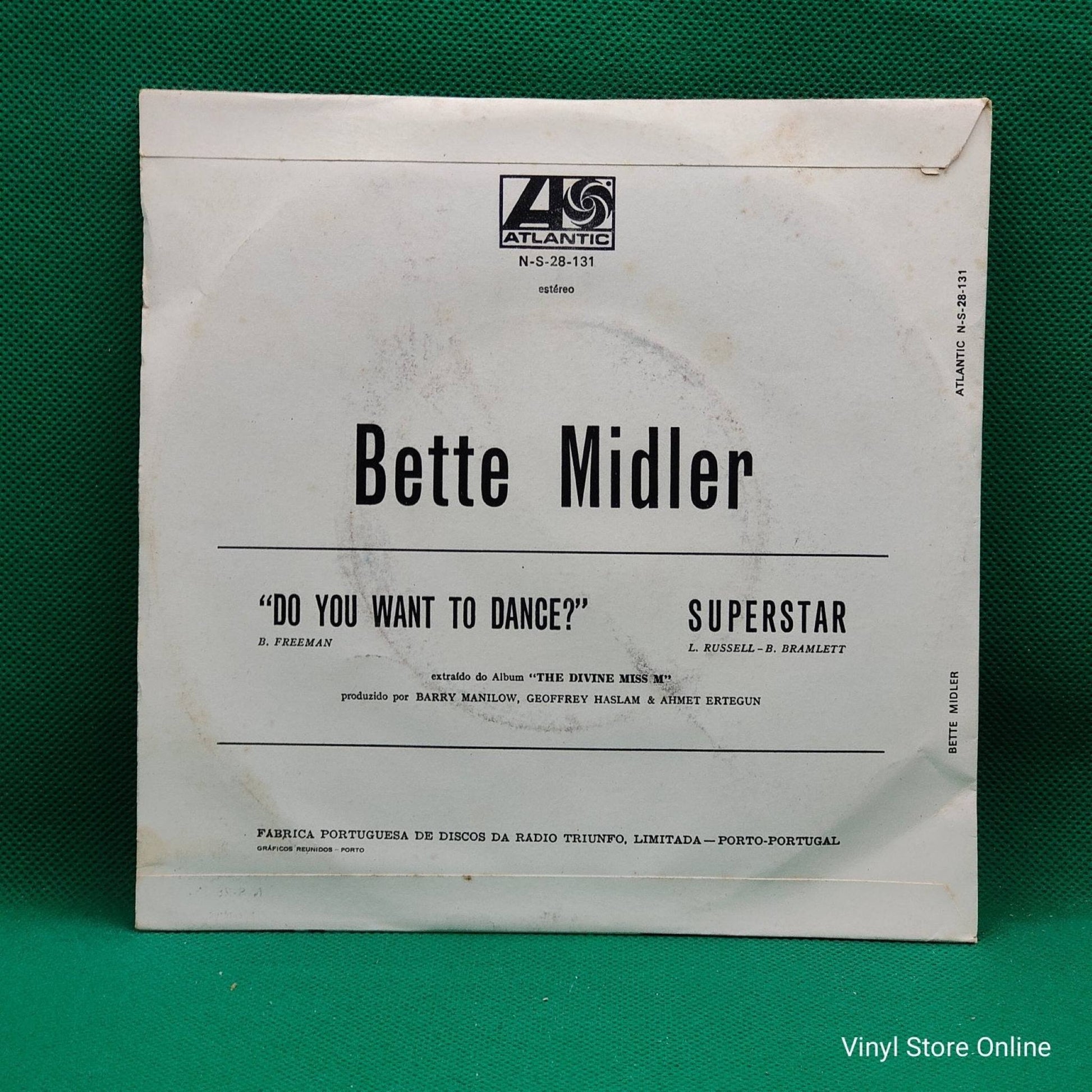 Bette Midler ‎– "Do You Want To Dance?" - Vinyl Store Online