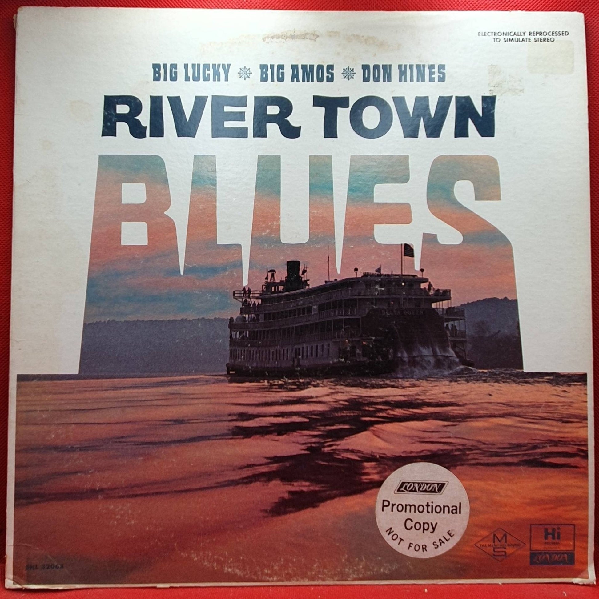 Big Lucky Carter, Big Amos Patton, Donald Hines – River Town Blues - Vinyl Store Online