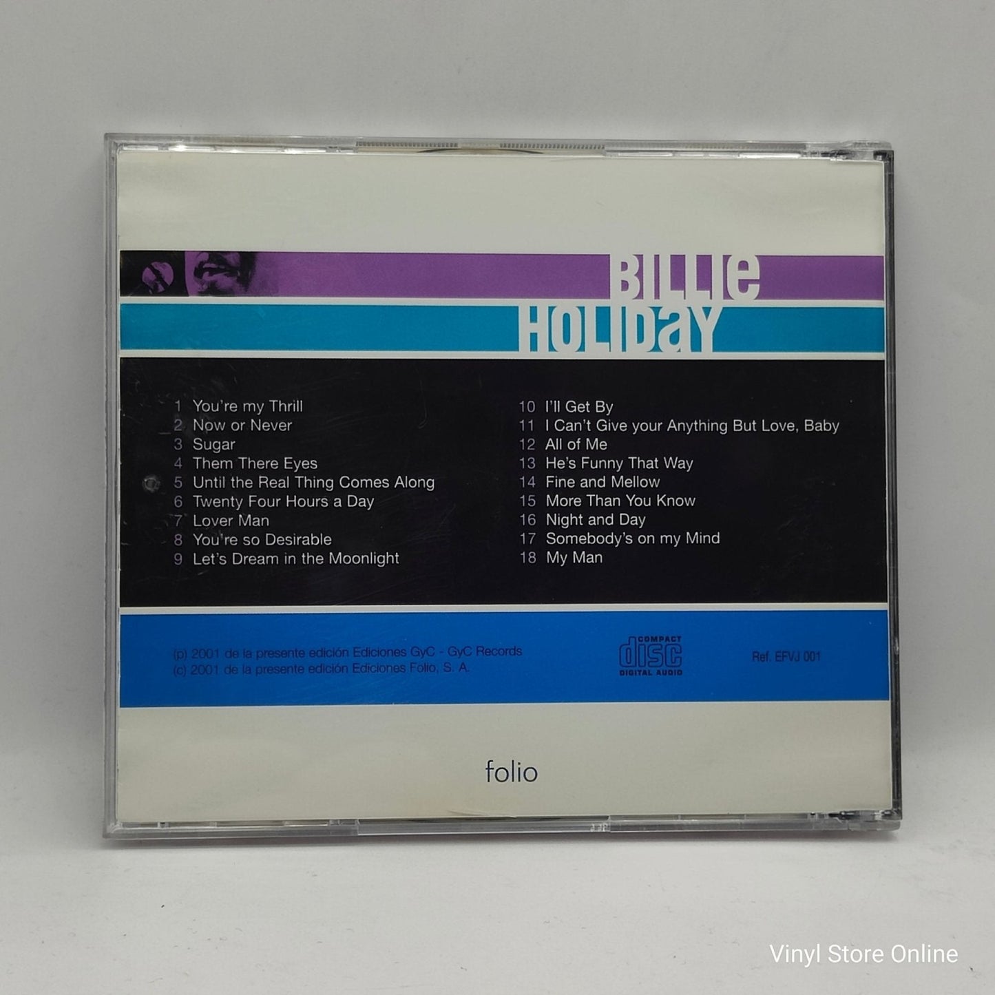Billie Holiday ‎– Vocal Jazz - Vinyl Store Online