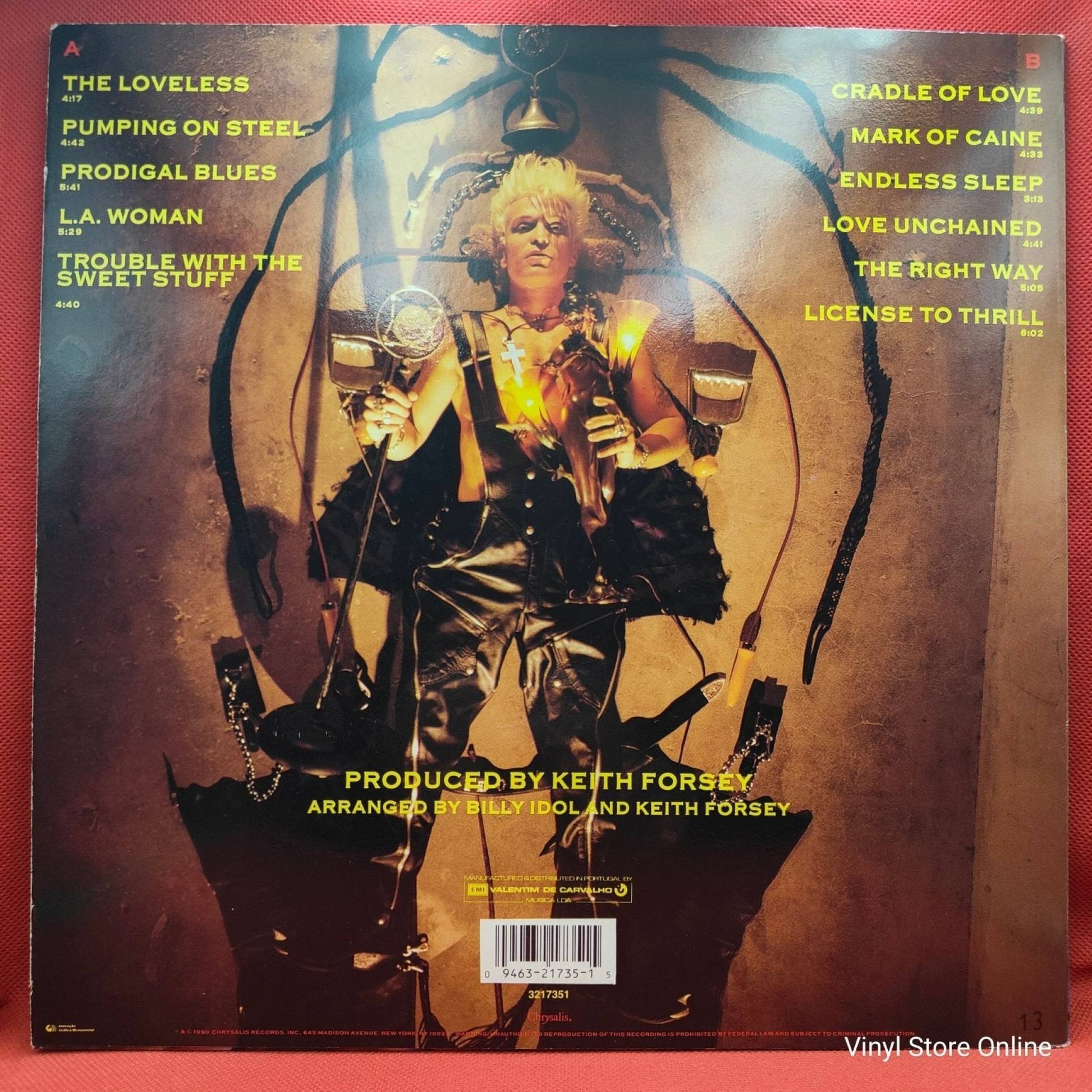 Billy Idol ‎– Charmed Life - Vinyl Store Online