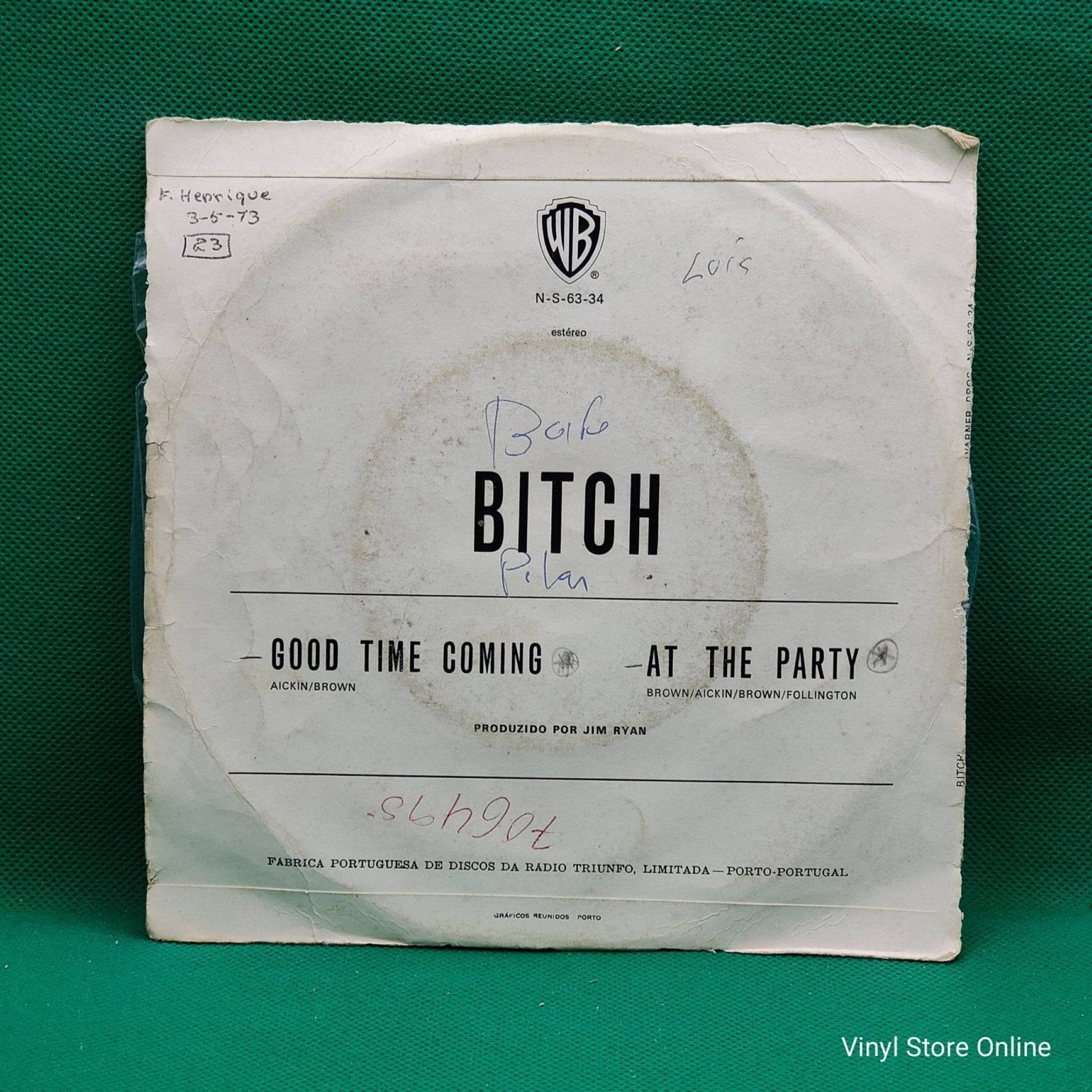Bitch ‎– Good Time Coming / At The Party - Vinyl Store Online