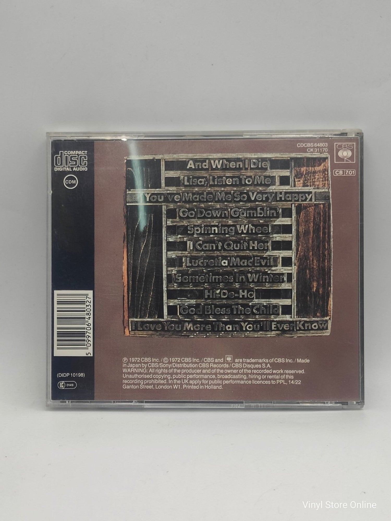 Blood, Sweat And Tears ‎– Greatest Hits - Vinyl Store Online