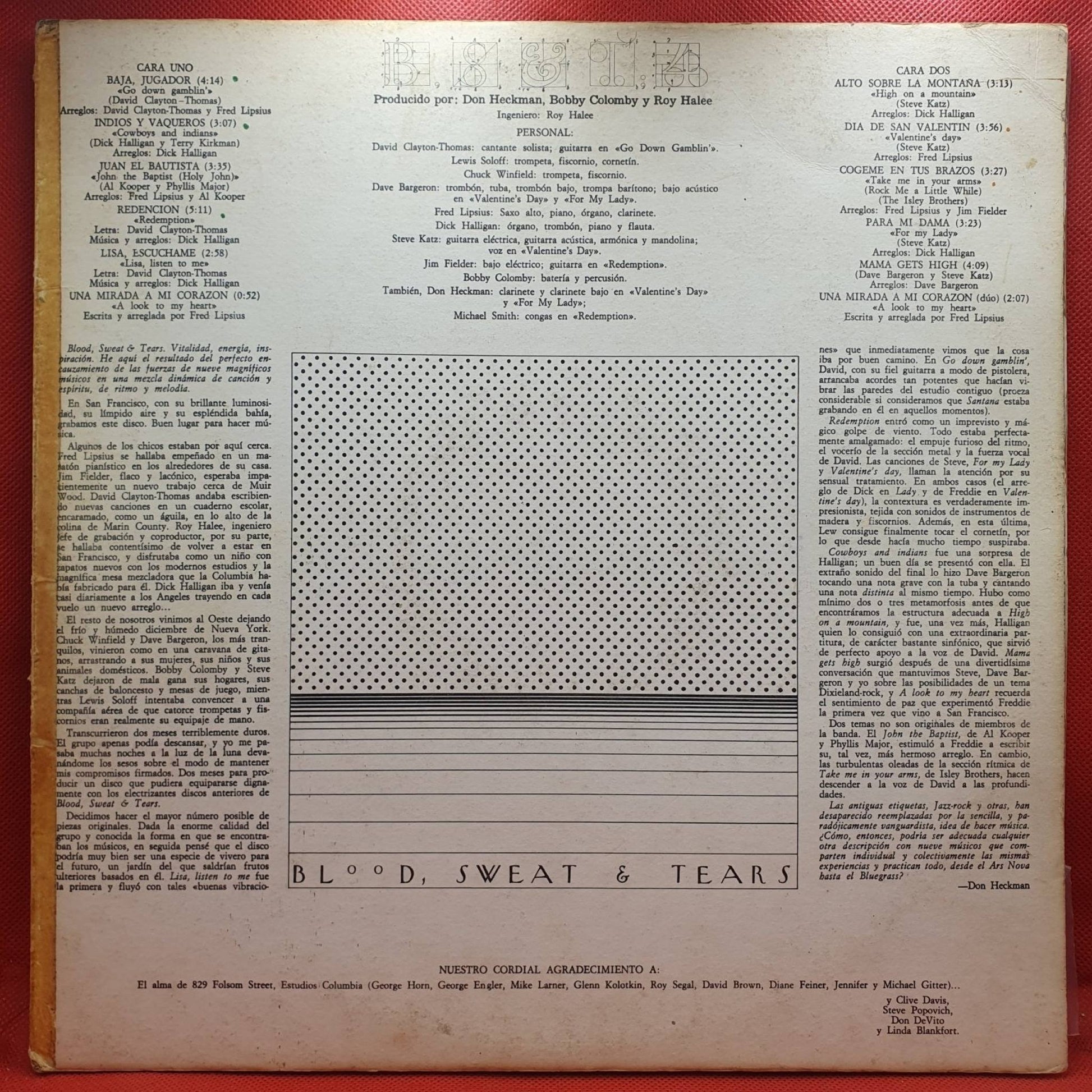 Blood, Sweat & Tears ‎– B, S & T 4 - Vinyl Store Online