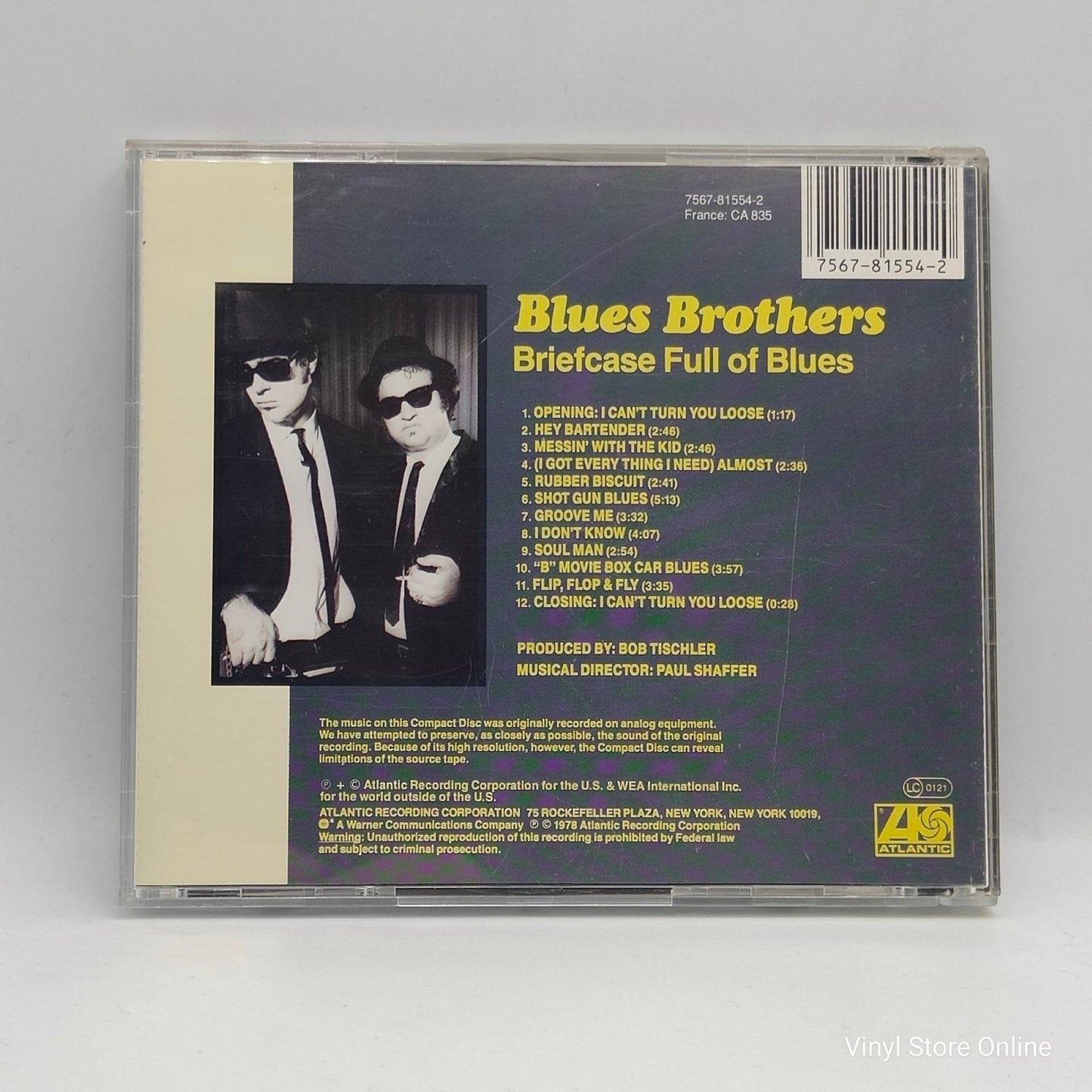 Blues Brothers ‎– Briefcase Full Of Blues - Vinyl Store Online