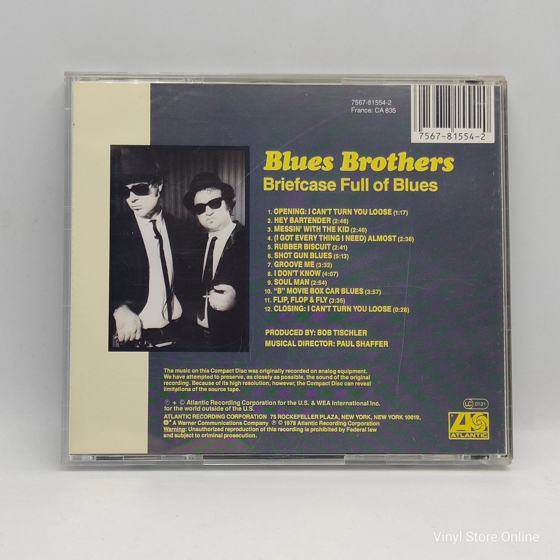 Blues Brothers ‎– Briefcase Full Of Blues - Vinyl Store Online