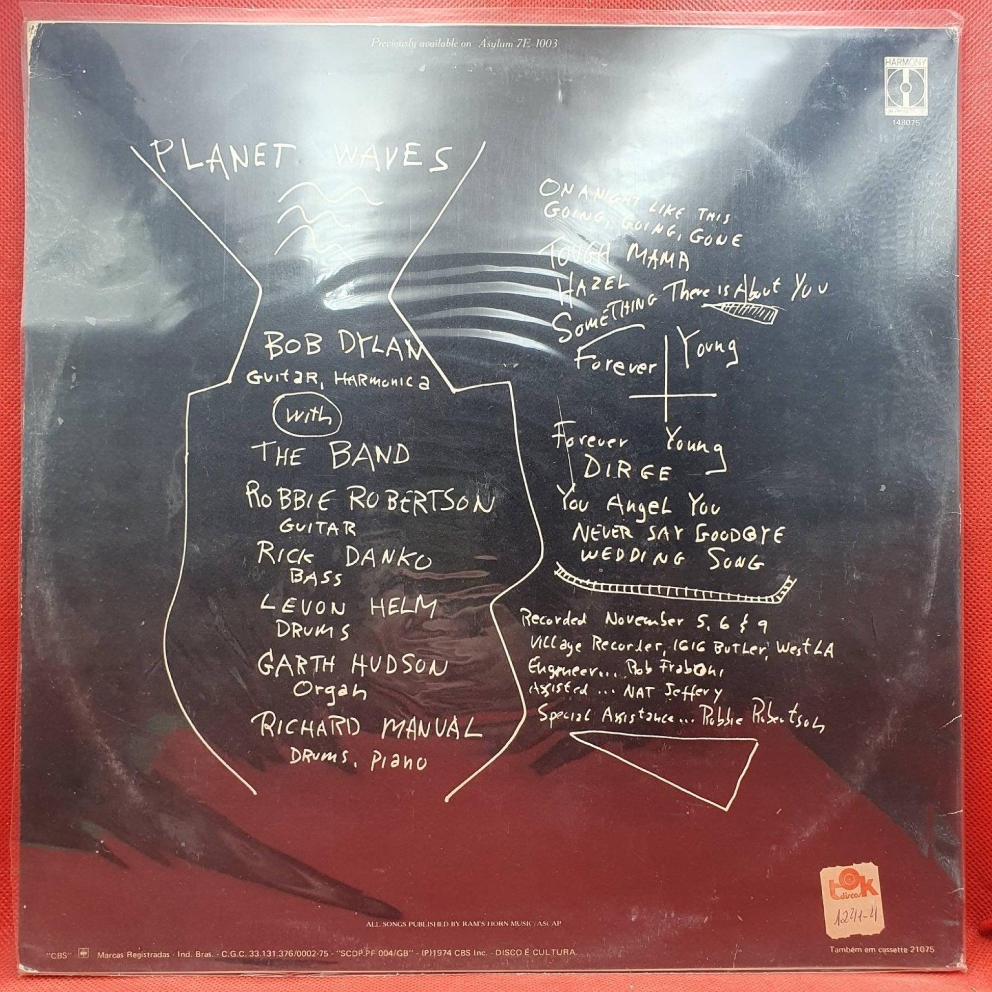 Bob Dylan ‎– Planet Waves - Vinyl Store Online