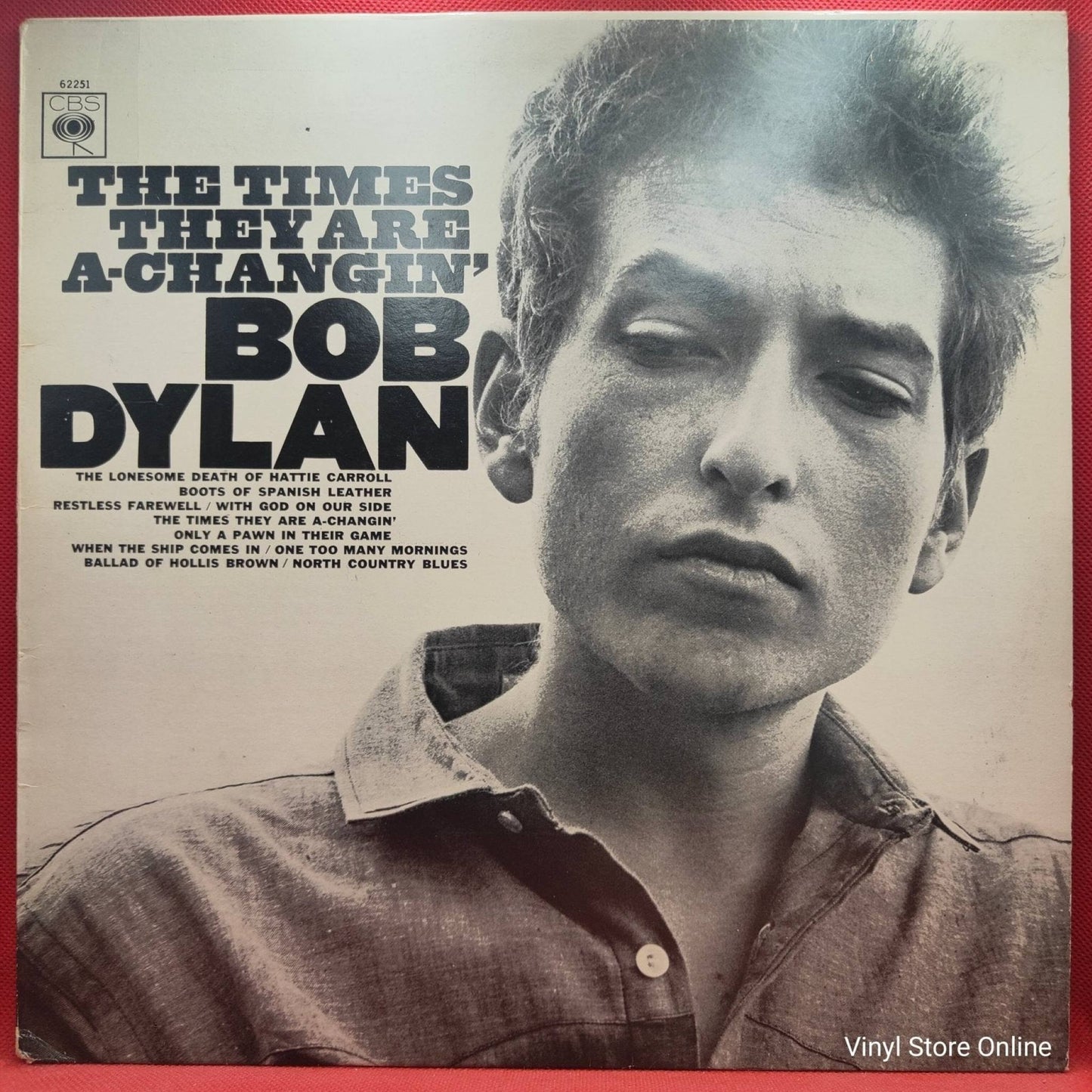 Bob Dylan ‎– The Times They Are A - Changin' - Vinyl Store Online