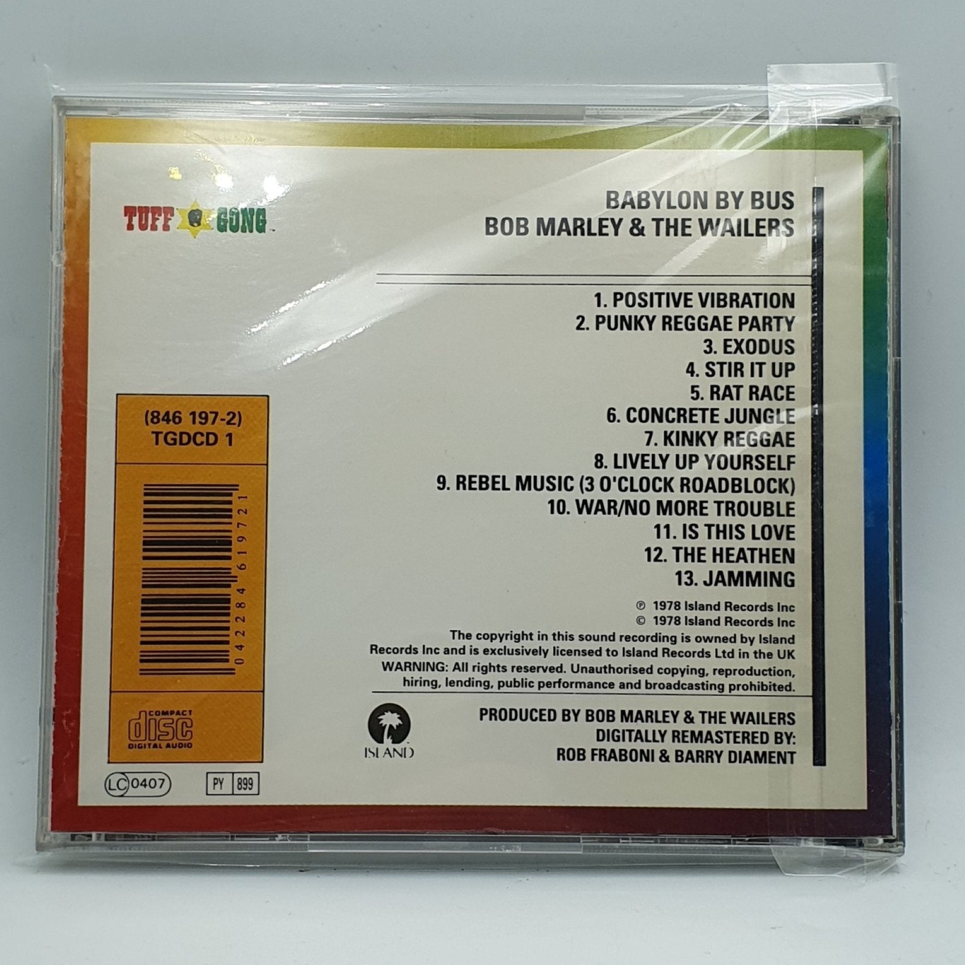 Bob Marley & The Wailers ‎– Babylon By Bus - Vinyl Store Online