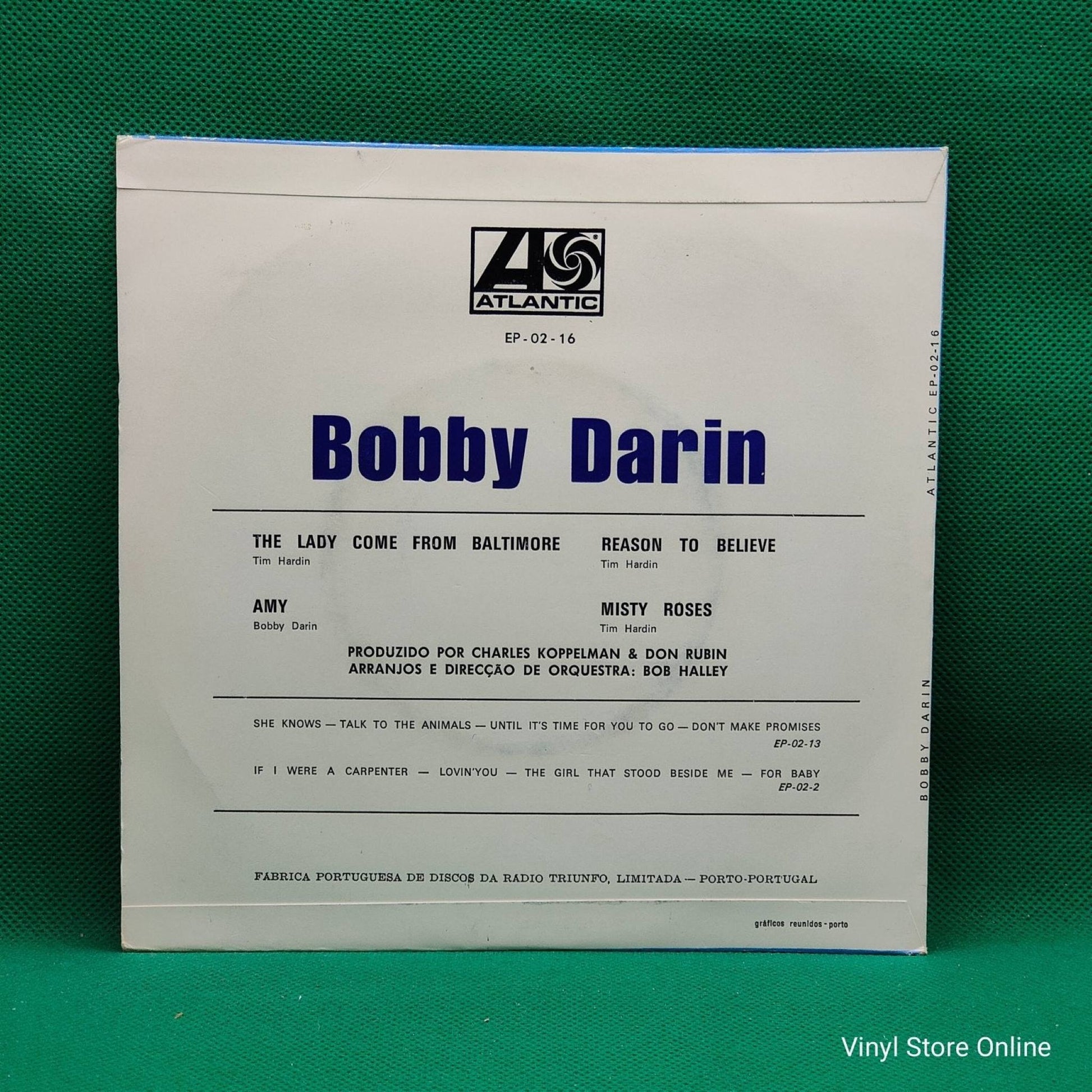 Bobby Darin ‎– The Lady Come From Baltimore - Vinyl Store Online