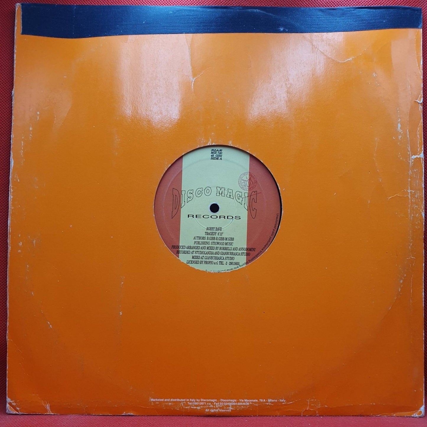 Bobby Rave ‎– Tragedy / Vita - Vinyl Store Online