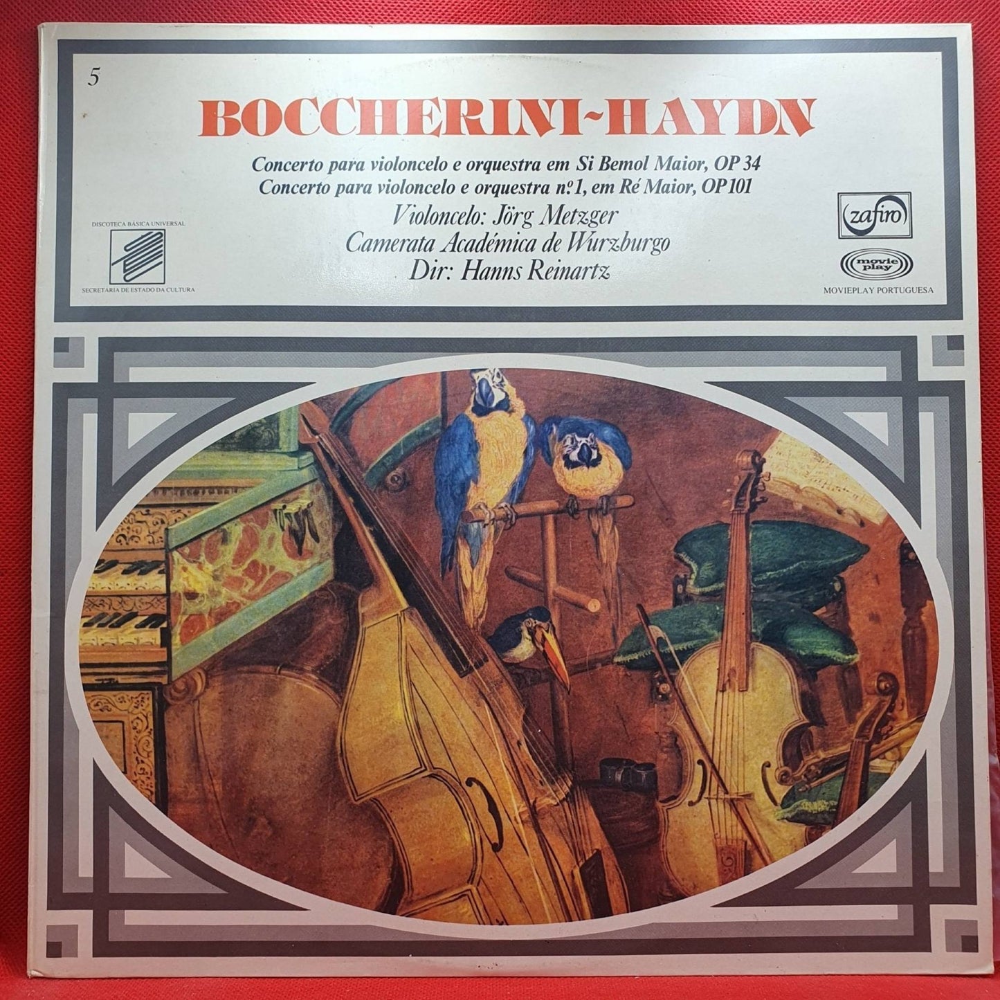 Boccherini, Haydn ‎– Concerto Para Violoncelo E Orquestra Em Si Bemol Maior, Op34, Concerto Para Violoncelo E Orquestra Nº1, Em Ré Maior, Op101 - Vinyl Store Online