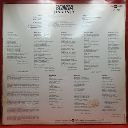 Bonga ‎– Jingonça - Vinyl Store Online