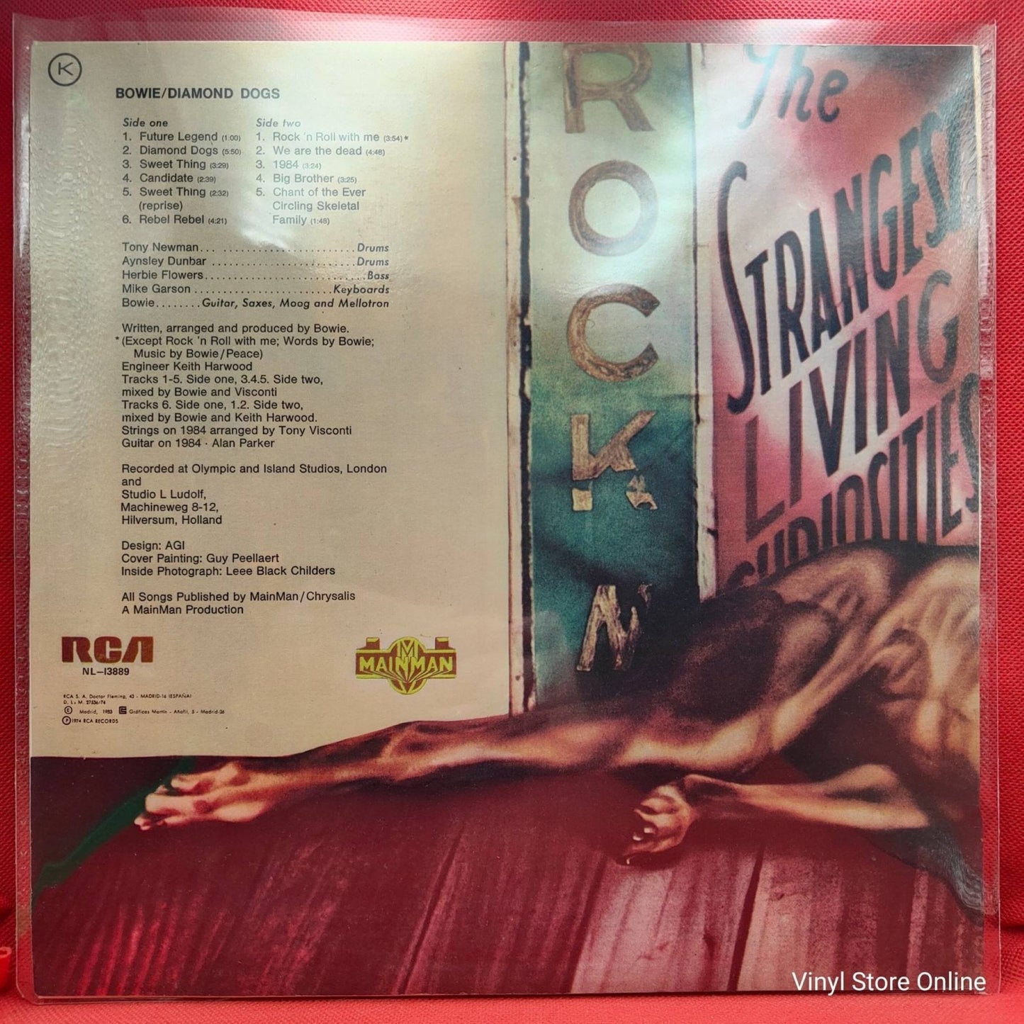 Bowie ‎– Diamond Dogs - Vinyl Store Online