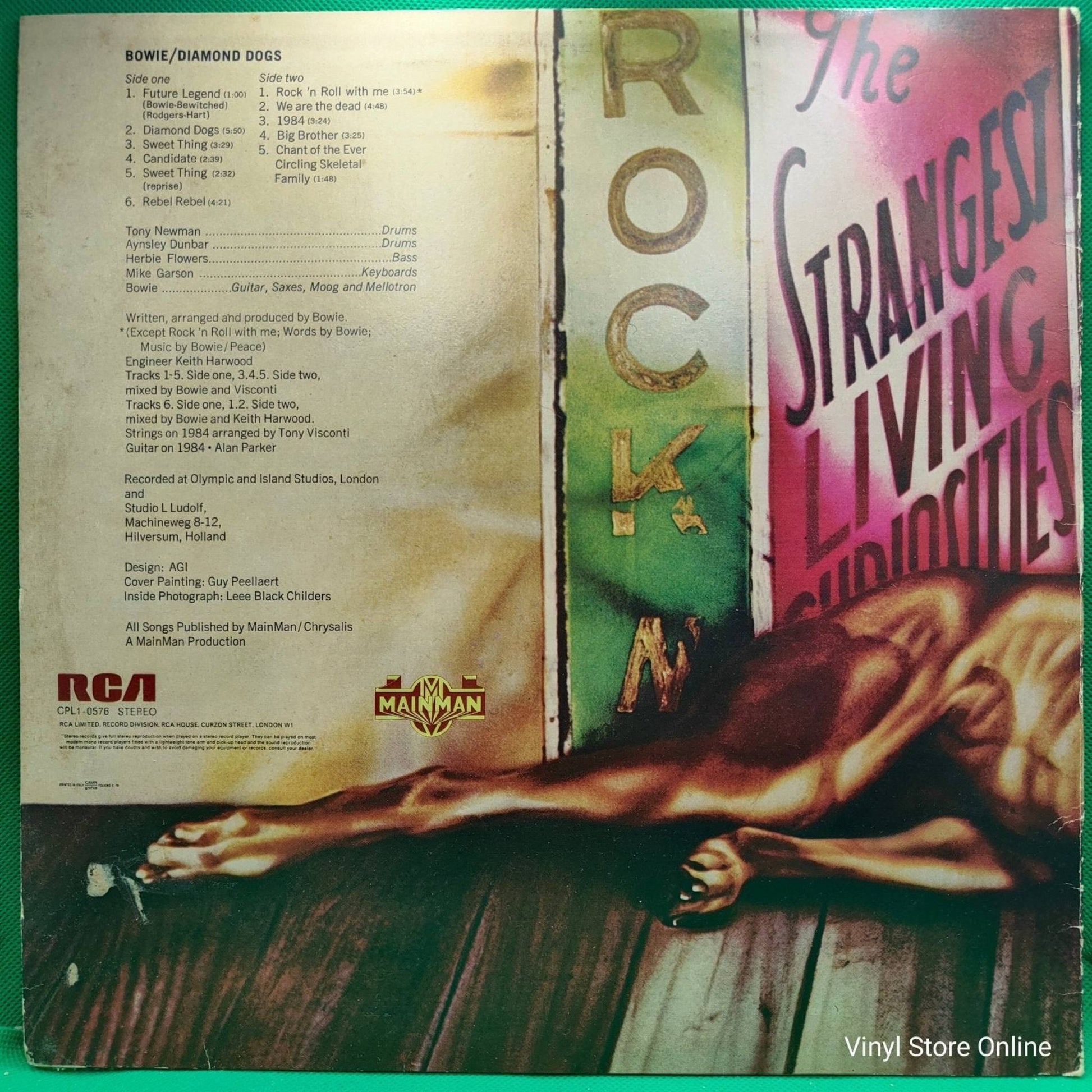 Bowie* ‎– Diamond Dogs - Vinyl Store Online