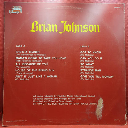 Brian Johnson ‎– House Of The Rising Sun - Vinyl Store Online