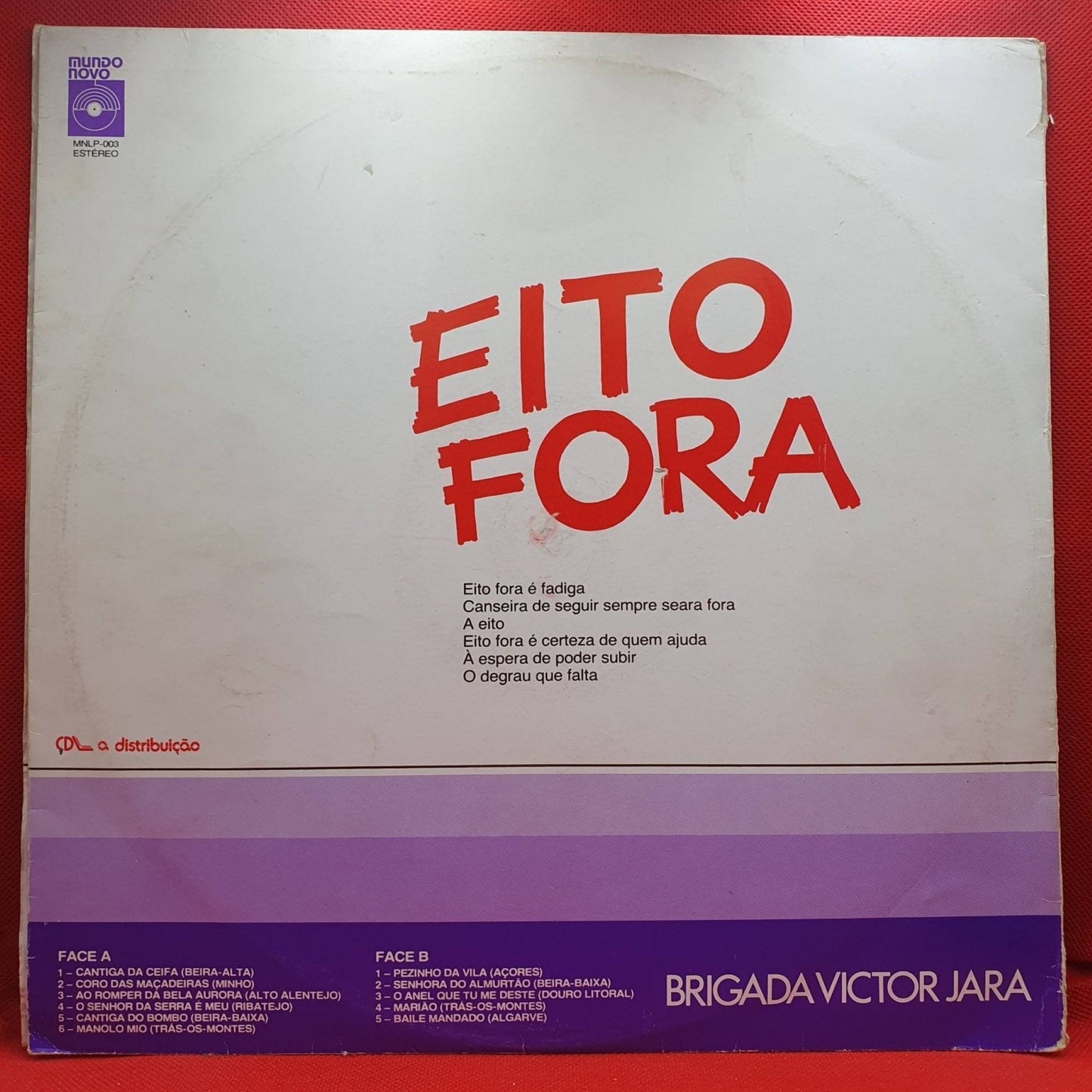 Brigada Victor Jara ‎– Eito Fora - Vinyl Store Online