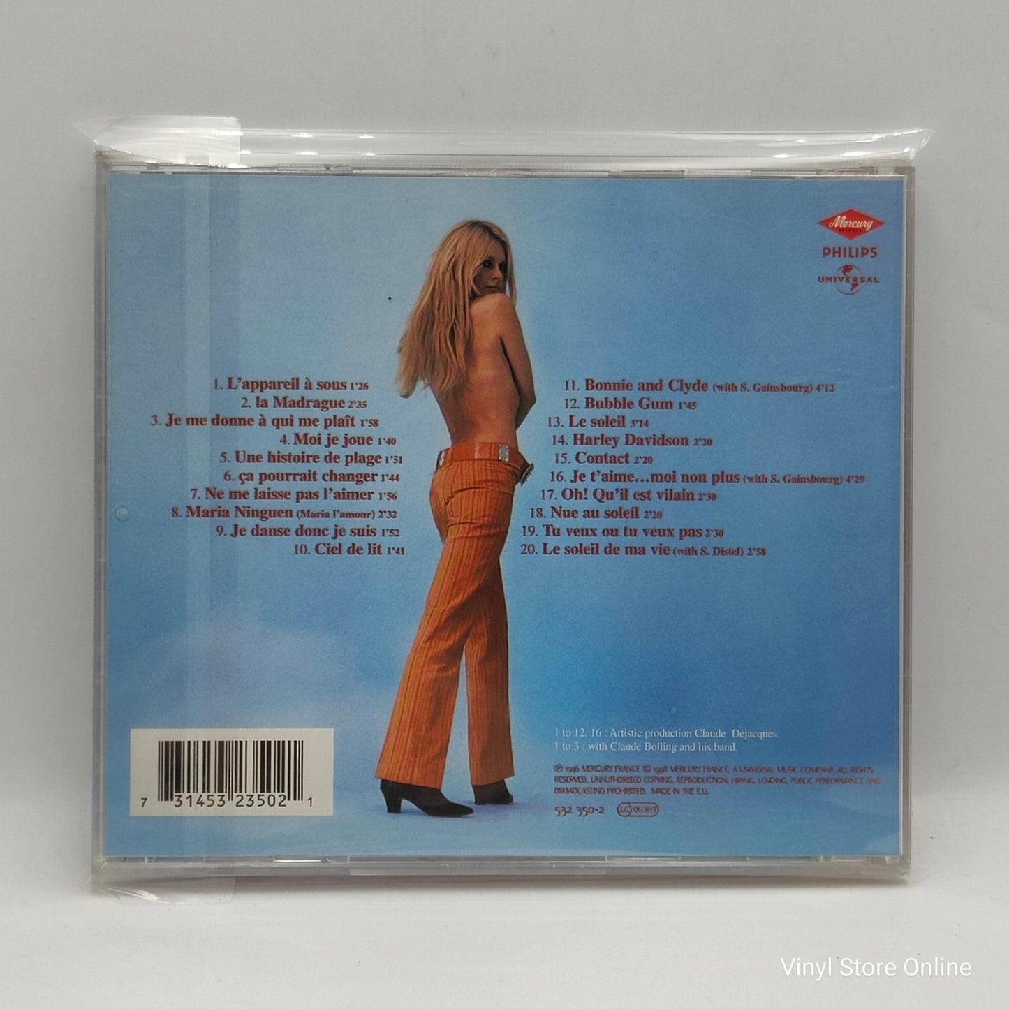 Brigitte Bardot ‎– Best Of BB - Vinyl Store Online