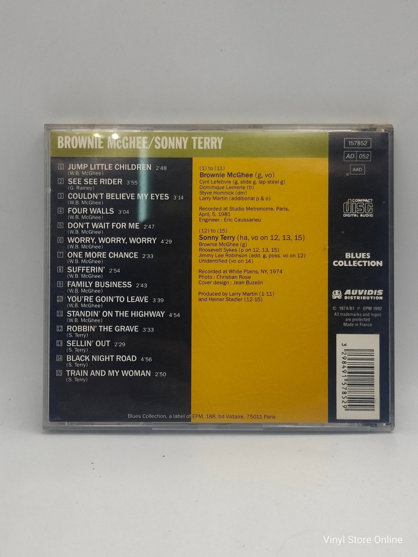 Brownie McGhee, Sonny Terry ‎– Jump Little Children - Vinyl Store Online