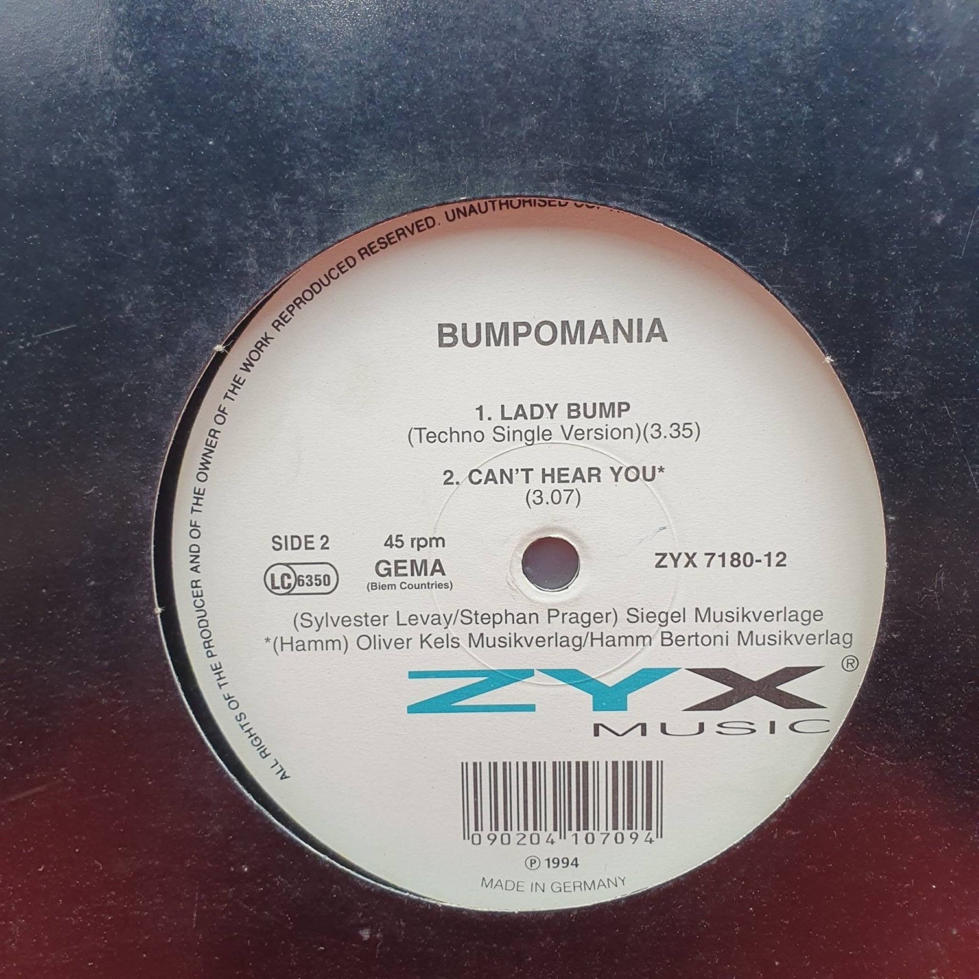 Bumpomania ‎– Lady Bump - Vinyl Store Online