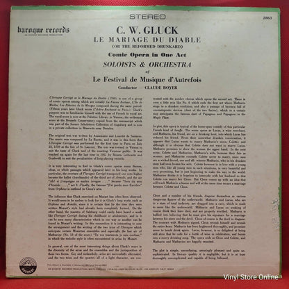 C. W. Gluck - Le Festival De Musique D'Autrefois, Claude Boyer ‎– Le Mariage Du Diable - Vinyl Store Online