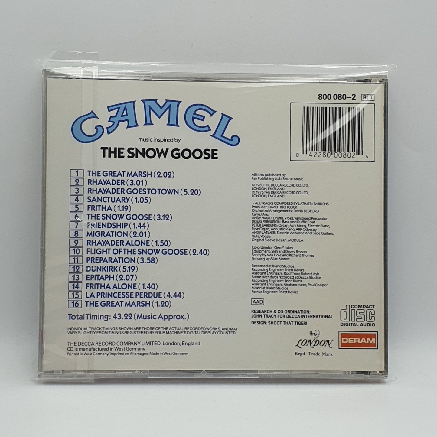 Camel ‎– The Snow Goose - Vinyl Store Online