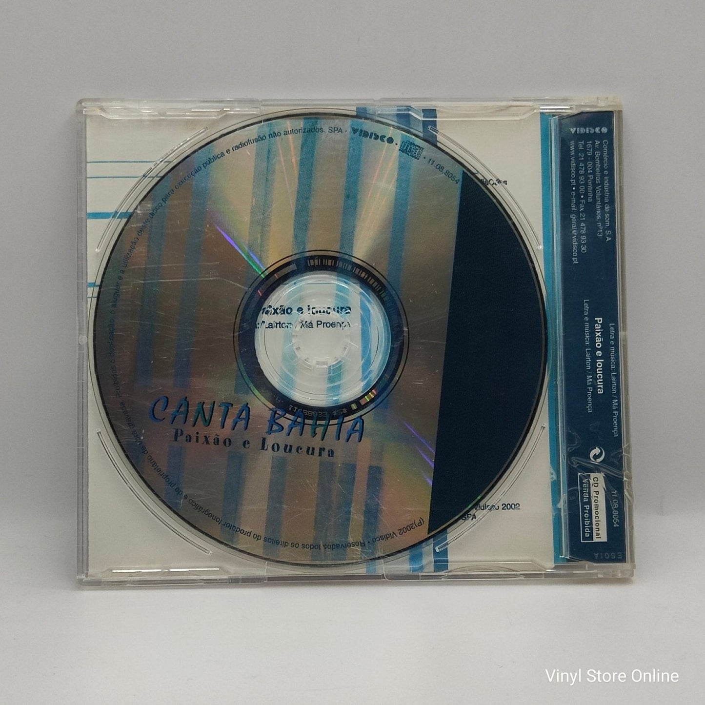 Canta Bahia ‎– Paixão E Loucura - Vinyl Store Online