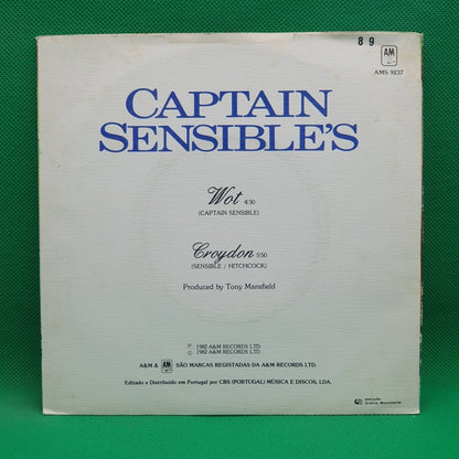 Captain Sensible ‎– Wot - Croydon - Vinyl Store Online