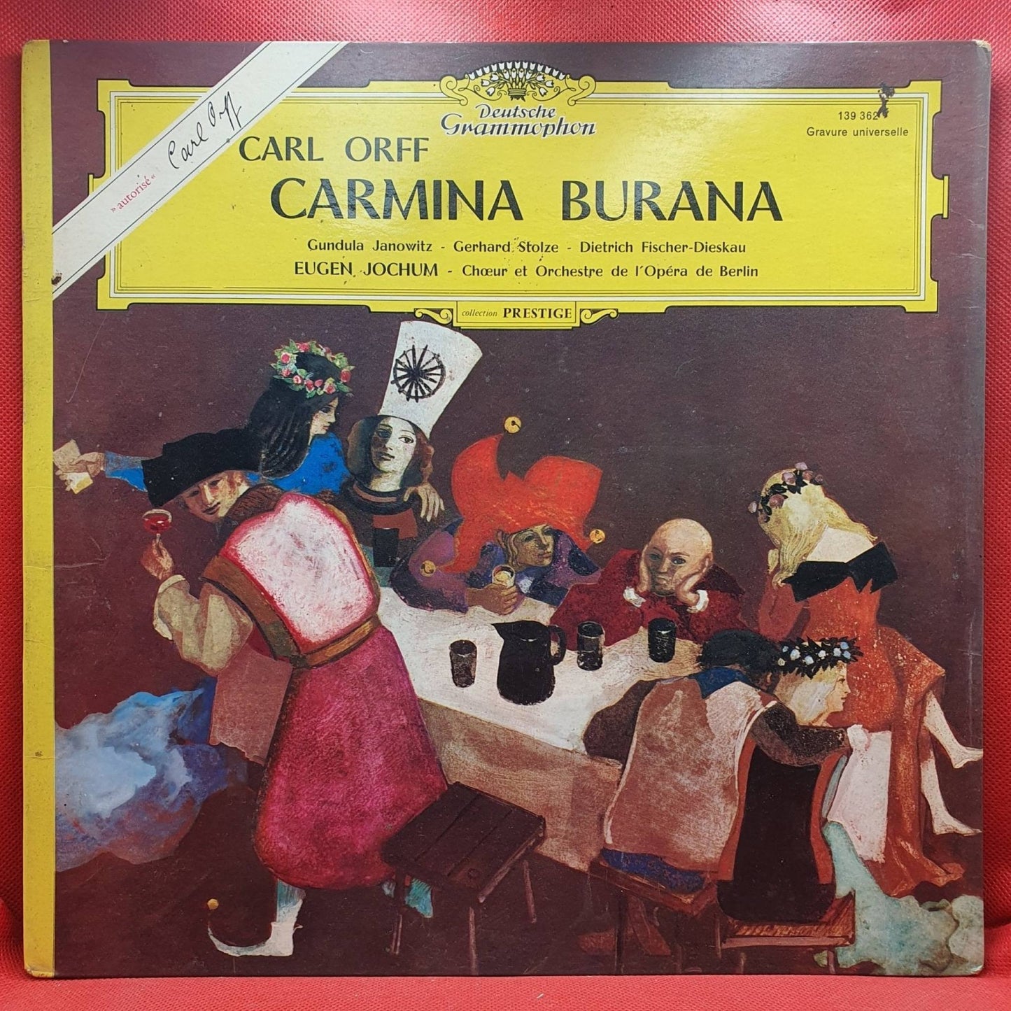 Carl Orff , Gundula Janowitz e Gerhard Stolze ‎– Carmina Burana - Vinyl Store Online