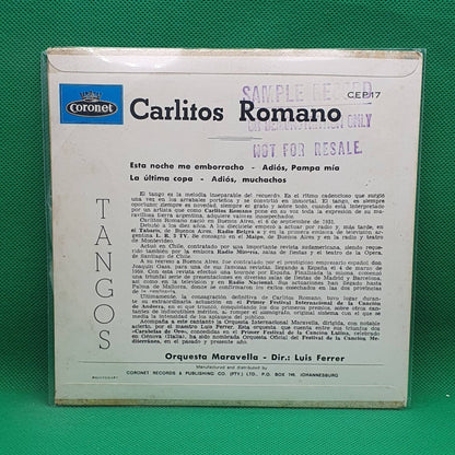 Carlitos Romano ‎– tangos - Vinyl Store Online