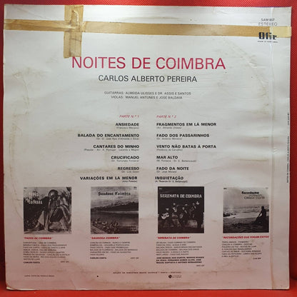 Carlos Alberto De Alcântara Pereira ‎– Noites de coimbra - Vinyl Store Online