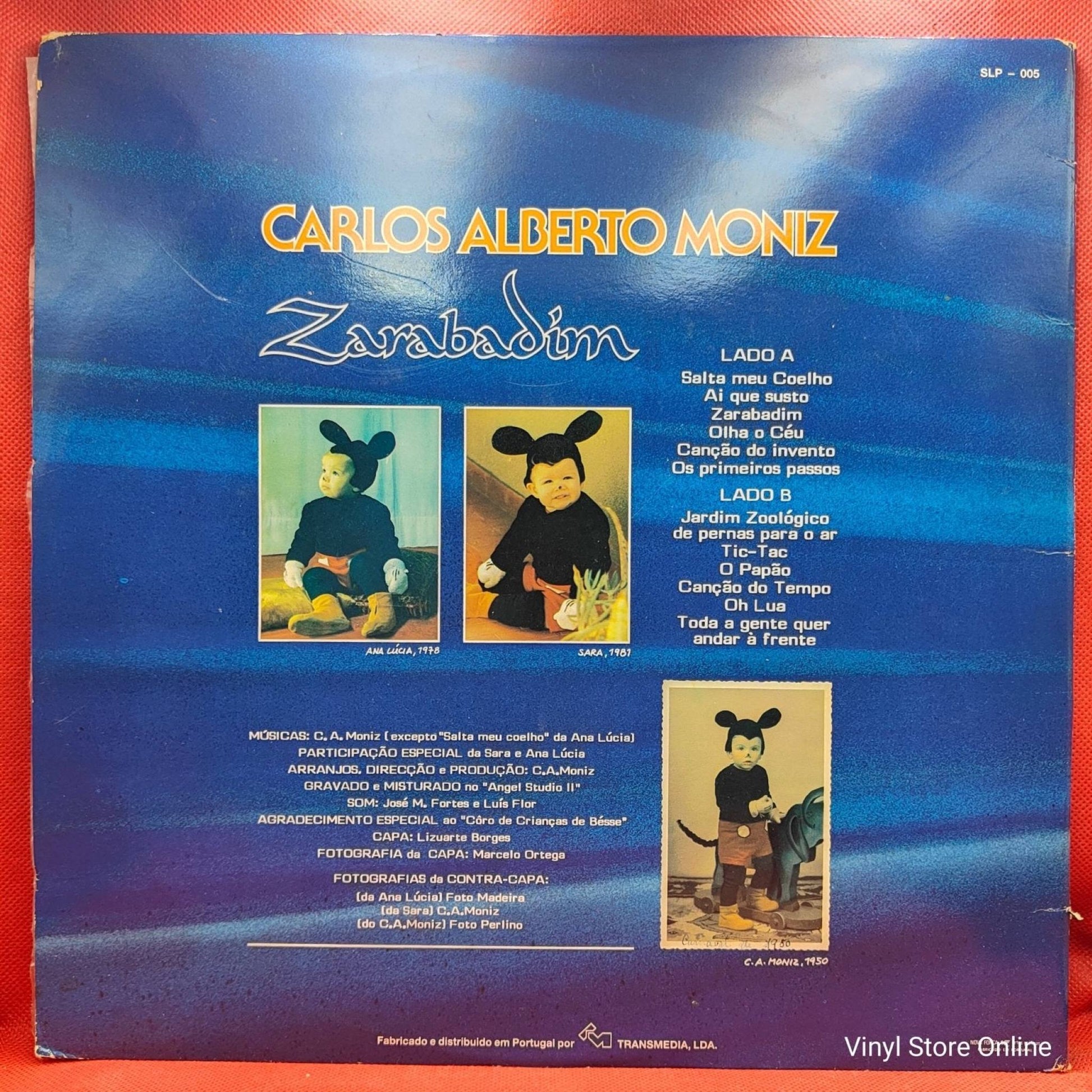Carlos Alberto Moniz ‎– Zarabadim - Vinyl Store Online