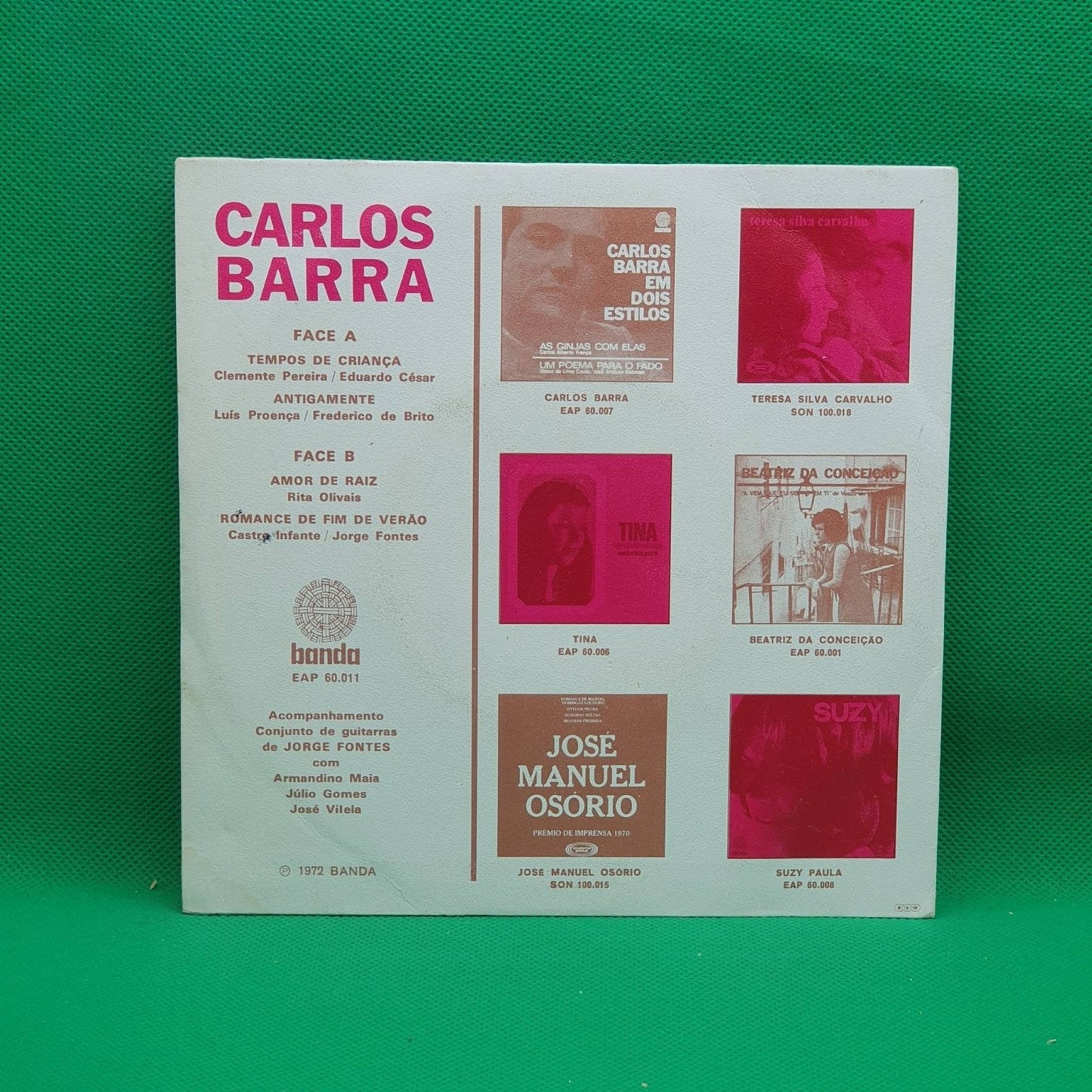 Carlos Barra ‎– Tempos De Criança - Vinyl Store Online